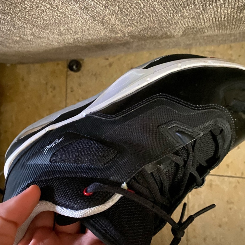 Jordan Black and White Sneakers